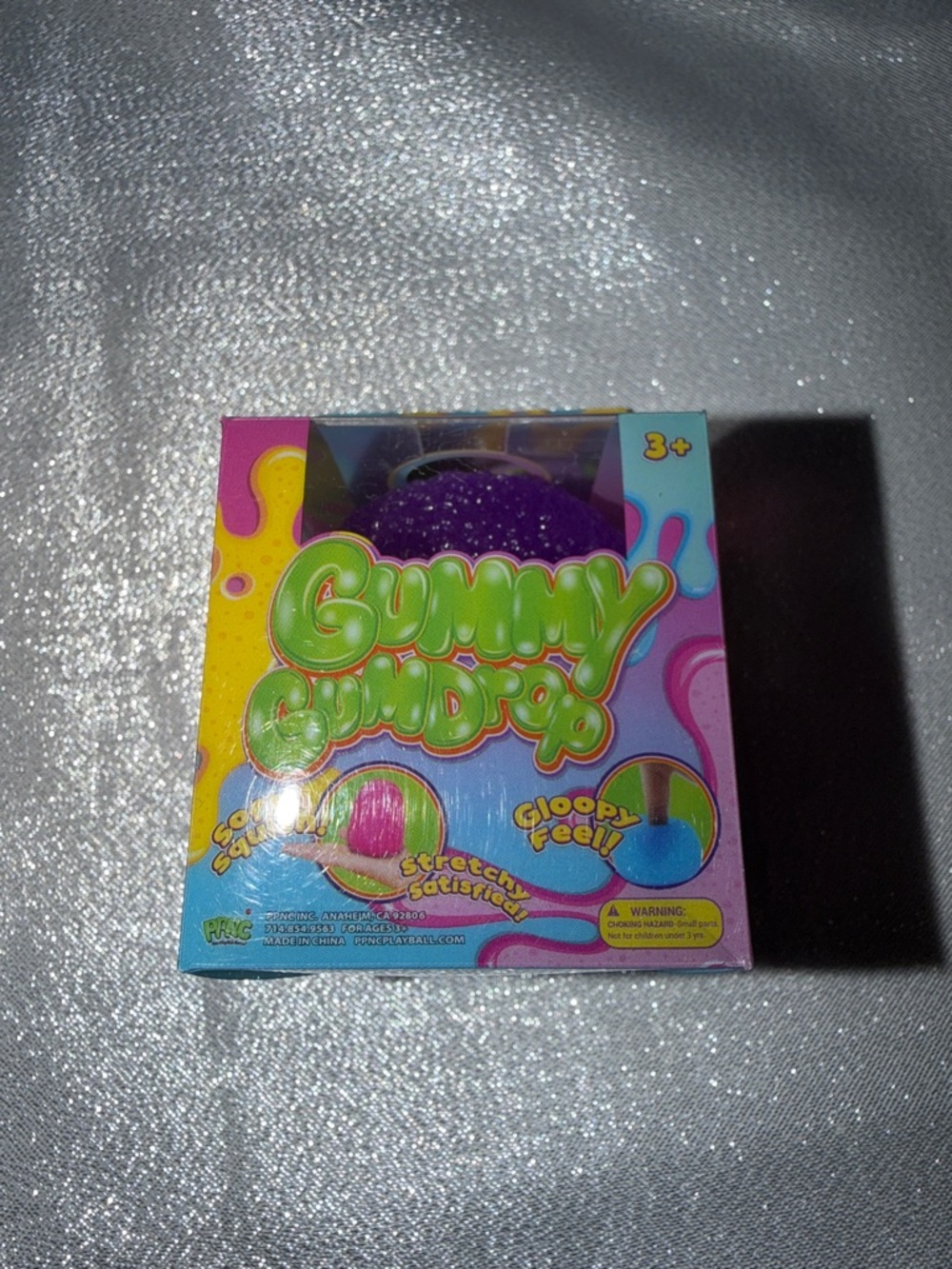 Purple Gummy Gumdrop Mini Squishy
Set of 4 in separate listing.
Fidget Toy